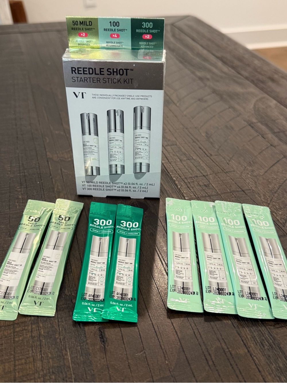 VT Cosmetics Reedle Starter Stick Kit K-Beauty Travel Friendly Set New in Box - Picture 2 of 11